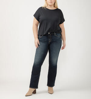 Suki Mid Rise Bootcut Jeans Plus Size