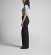 Highly Desirable High Rise Trouser Leg Jeans, Black, hi-res image number 2