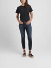 Elyse Mid Rise Skinny Crop Jeans image number 0