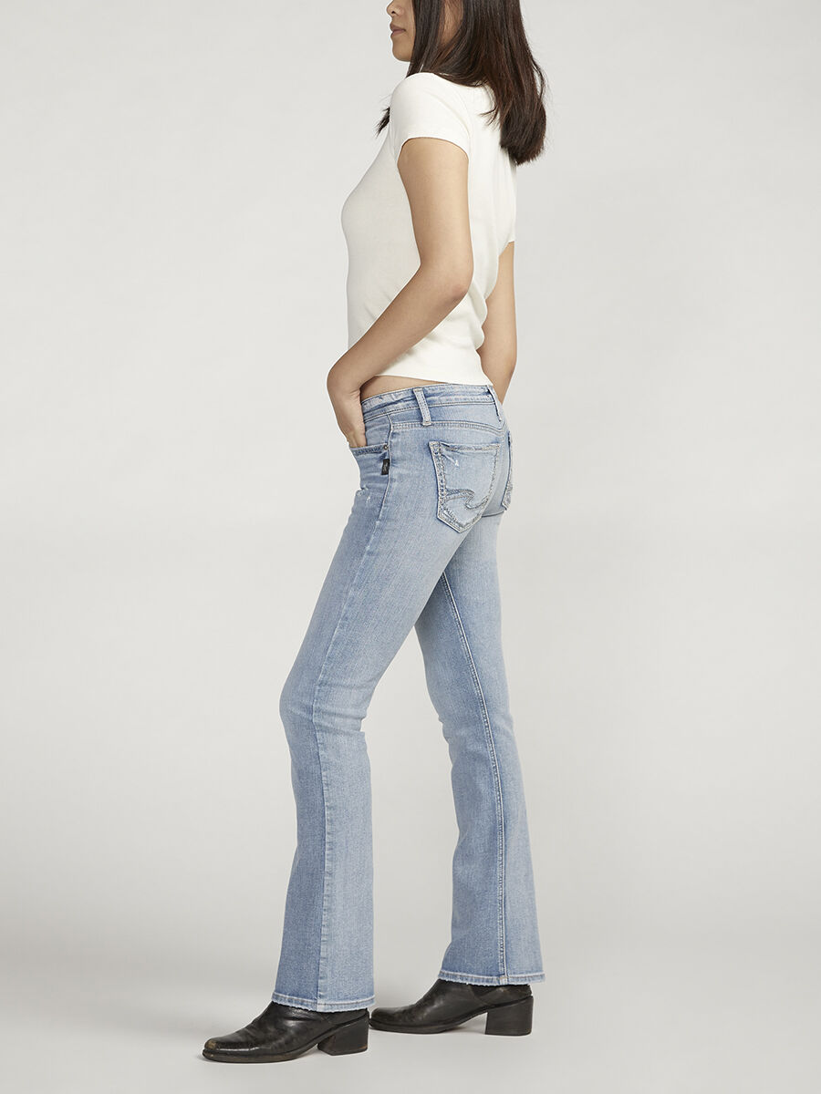【WONDER WONDER】Mistin low-waisted gray bootcut denim pants Noi vintage washed low-rise long bootcut denim pants
