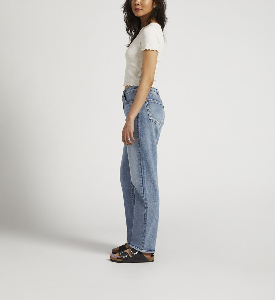 Discount silver cheap jeans online