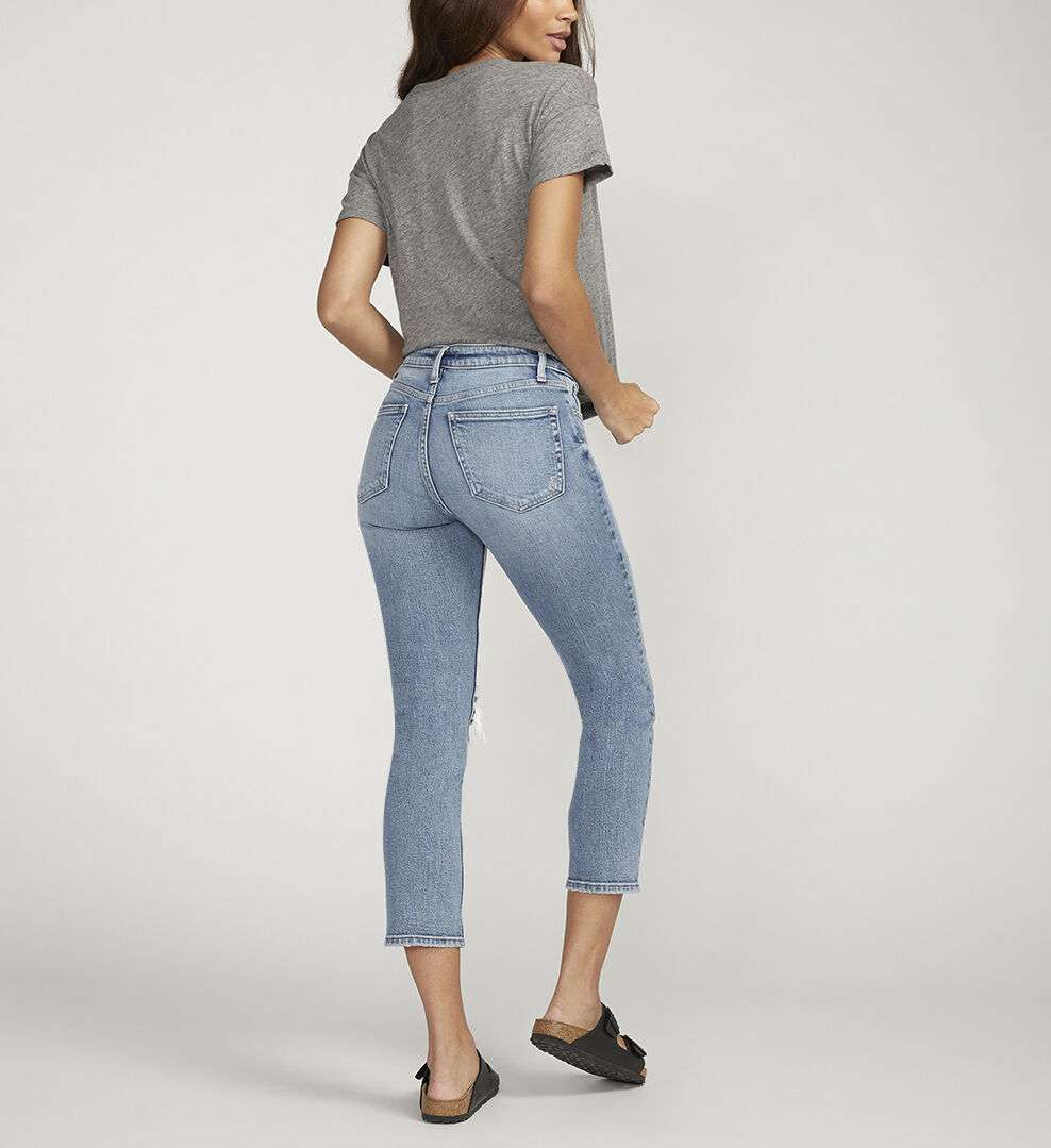 Straight leg ankle discount jeans