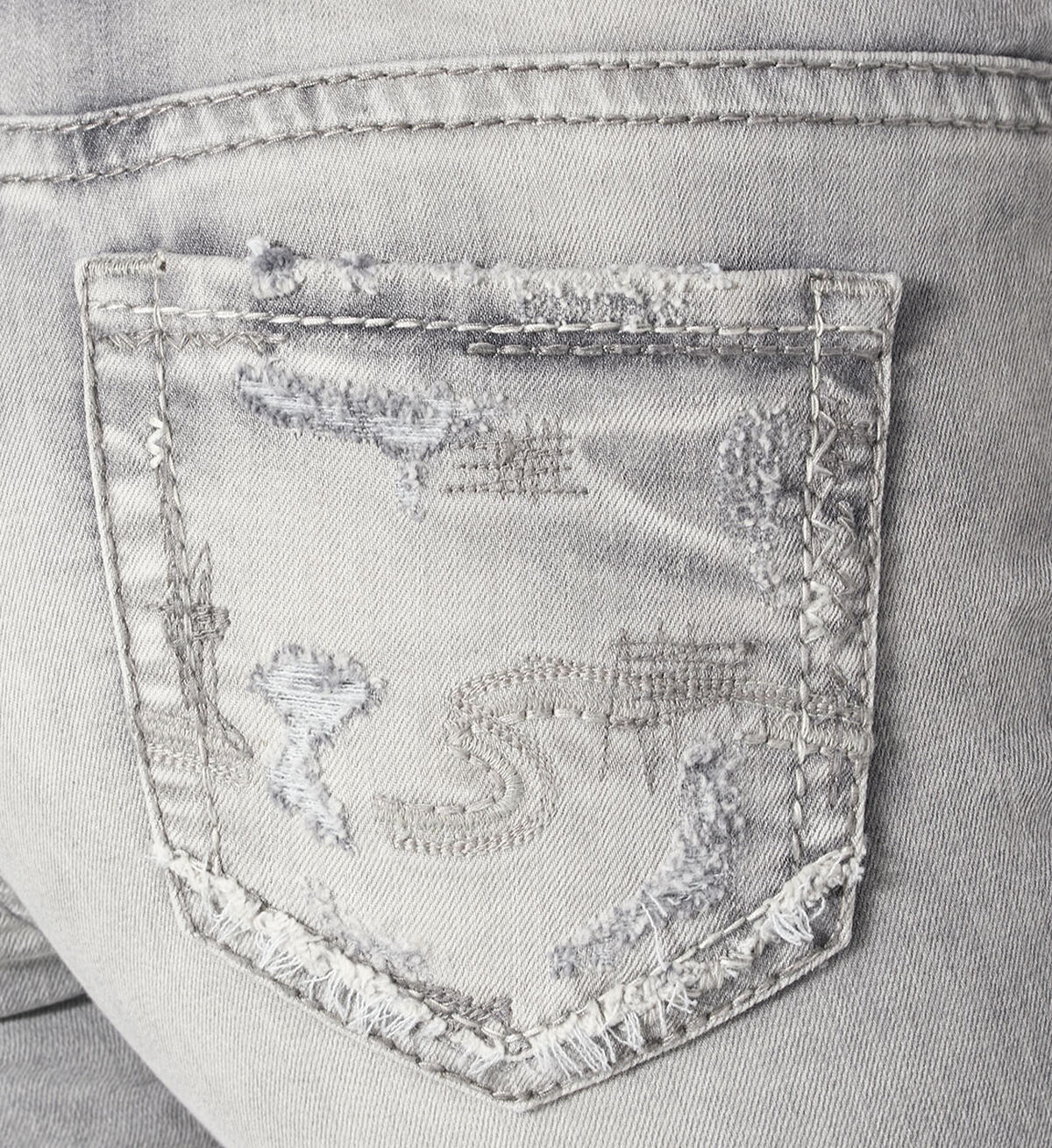 Elyse Skinny Crop Light Wash, , hi-res image number 3