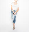 Loose Boyfriend Crop Medium Wash, , hi-res image number 0