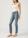 Suki Mid Rise Straight Leg Jeans image number 2