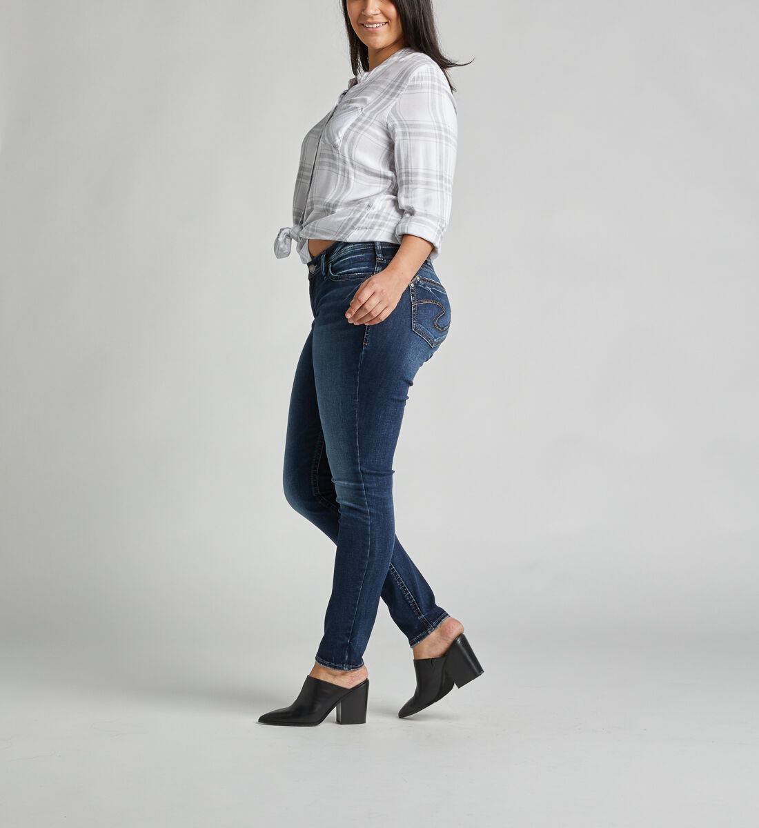 Buy Suki Mid Rise Super Skinny Jeans Plus Size for CAD 114.00