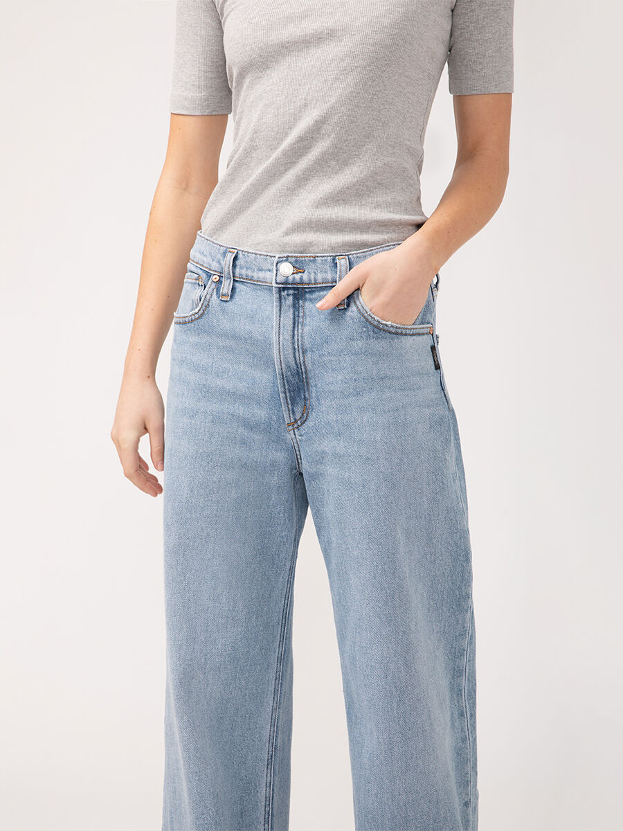 Buy Highly Desirable High Rise Wide Leg Jeans for CAD 114.00