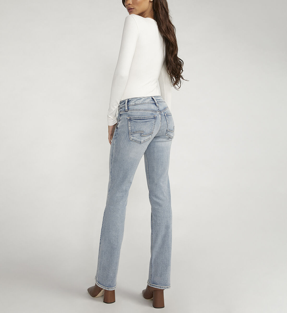 Low rise bootleg hotsell jeans