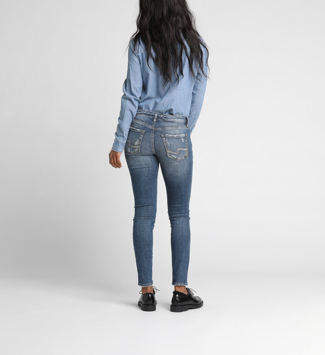 Aiko silver sales jeans clearance