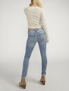 Girlfriend Mid Rise Slim Leg Jeans image number 1