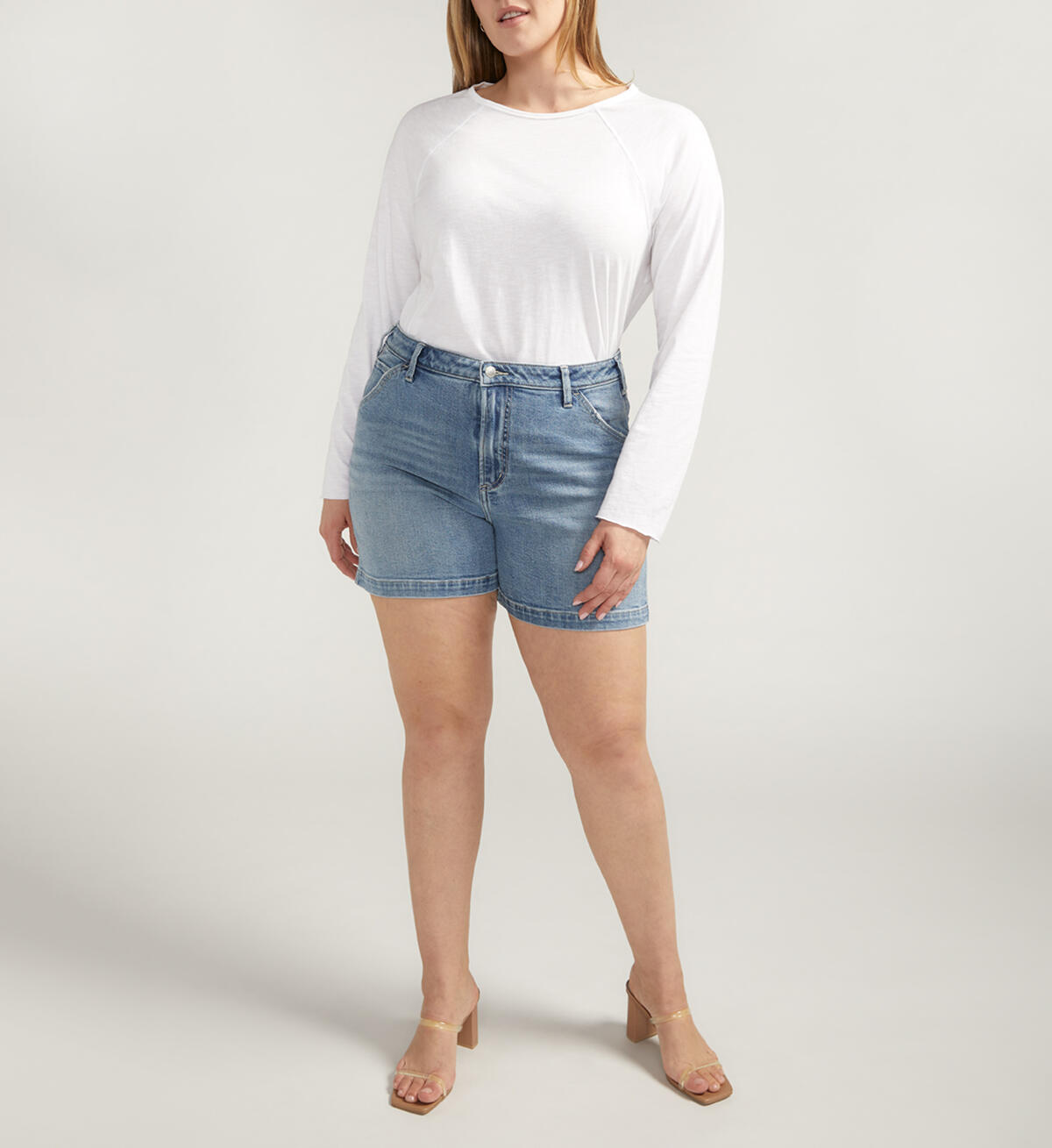 Sure Thing Carpenter Shorts Plus Size, , hi-res image number 0