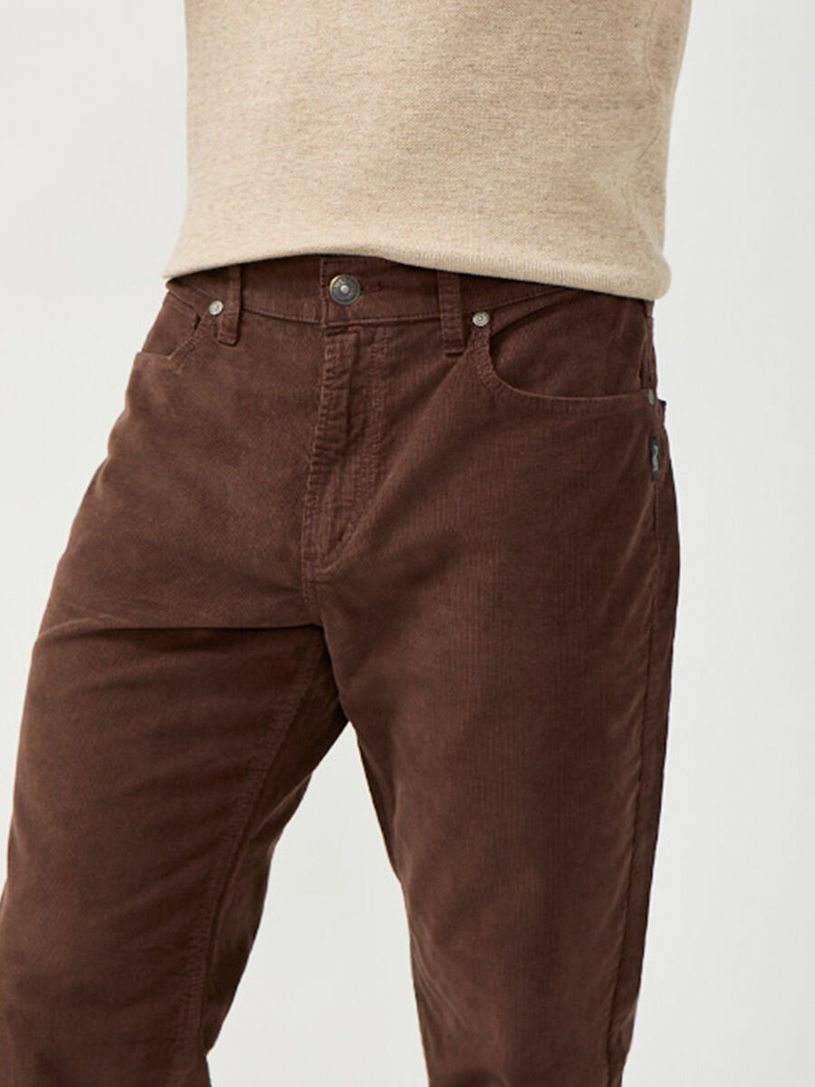 Buy Eddie Classic Athletic Fit Tapered Leg Corduroy Pants