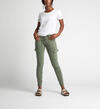 Mid-Rise Skinny Cargo Jeans, Olive, hi-res image number 0