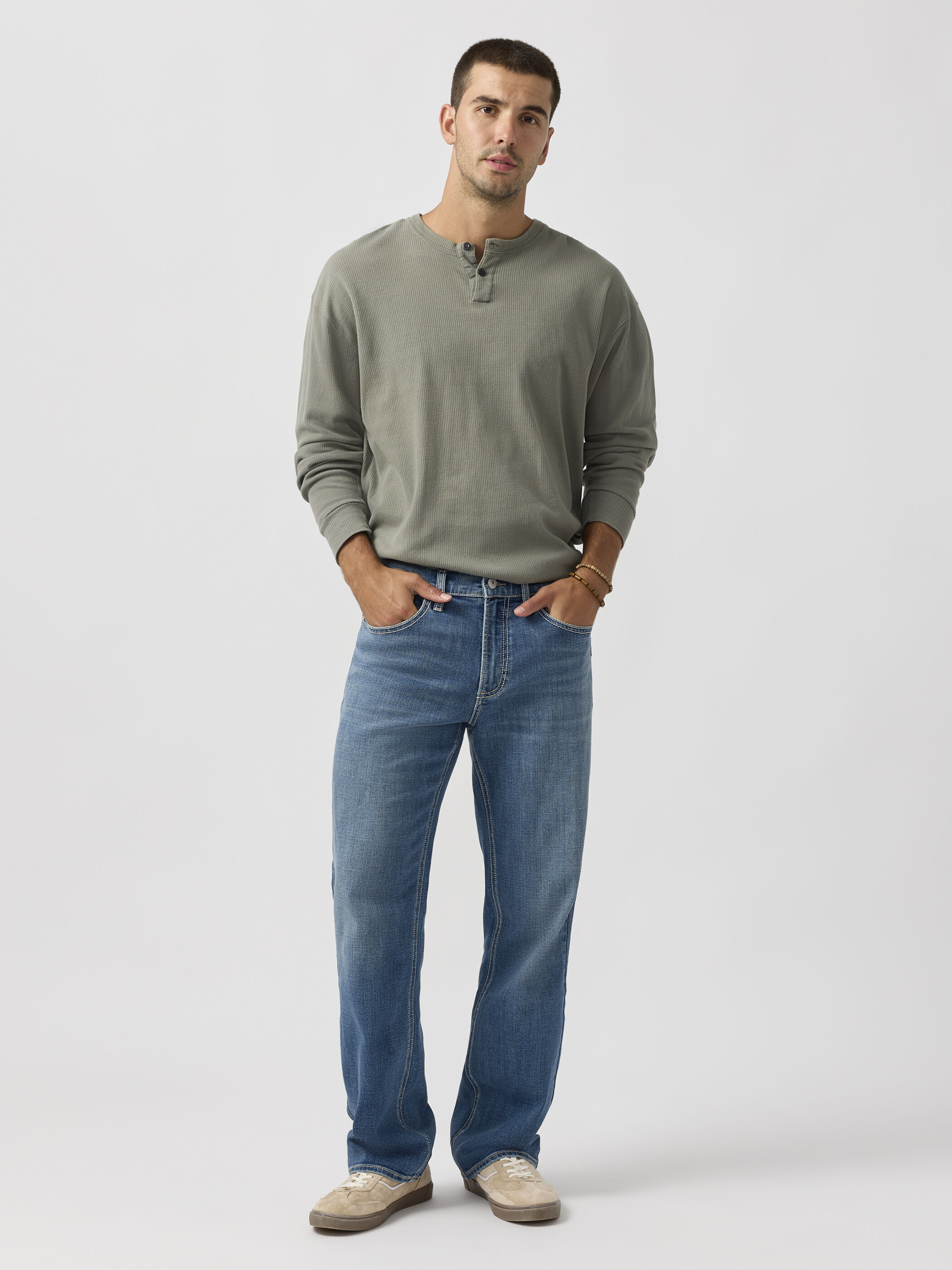 Men's Gordie Straight Leg Jeans (Harmonic) Size 44 by Silver Jeans