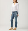 Boyfriend Mid Rise Slim Leg Jeans, , hi-res image number 2