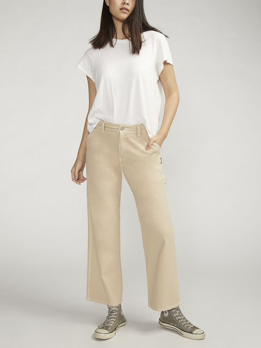 【BAON】Zed brushed cotton straight pants BAON】Zed brushed cotton straight pants Bison Canvas Pant