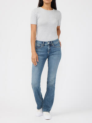 Suki Mid Rise Slim Bootcut Luxe Stretch Jeans