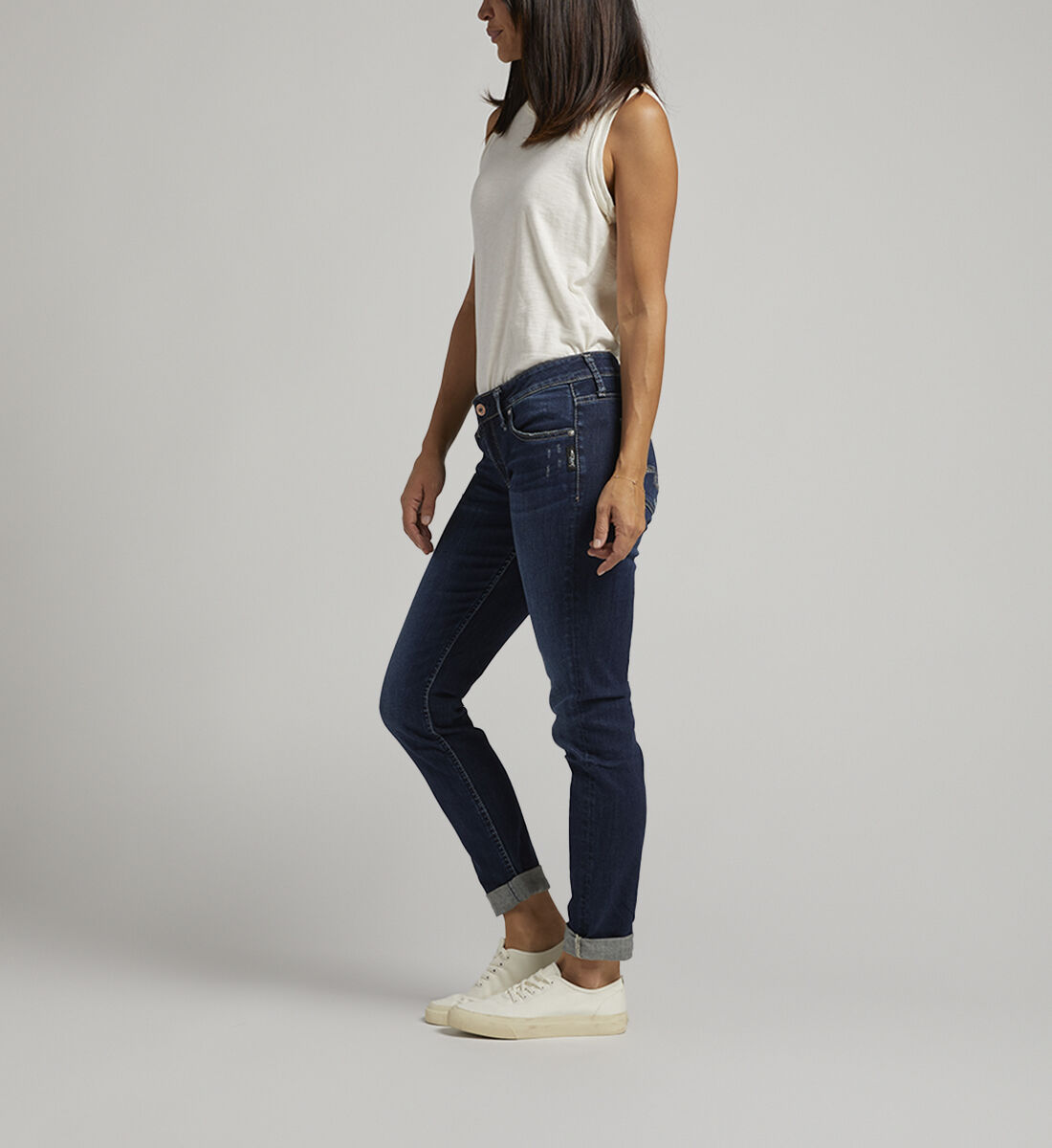 Silver boyfriend sale jeans canada