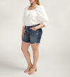 Boyfriend Mid Rise Shorts Plus Size, , hi-res image number 2