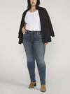 Suki Mid Rise Straight Leg Jeans Plus Size image number 0