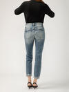 Boyfriend Mid Rise Slim Leg Jeans image number 1