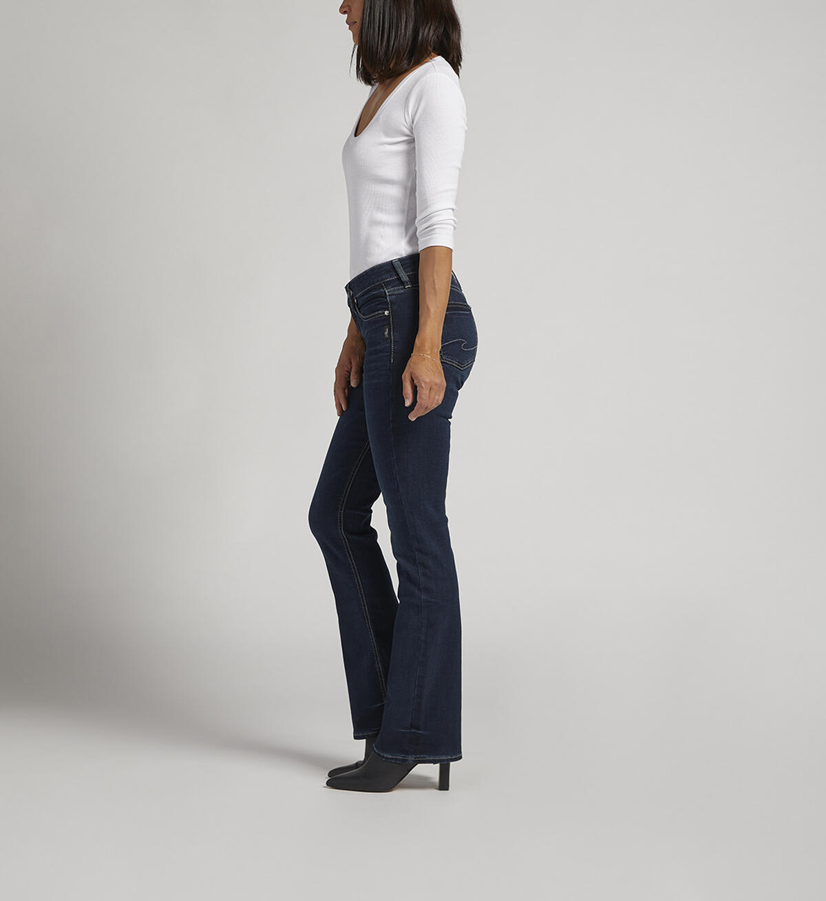Suki Mid Rise Bootcut Jeans, Indigo, hi-res image number 2