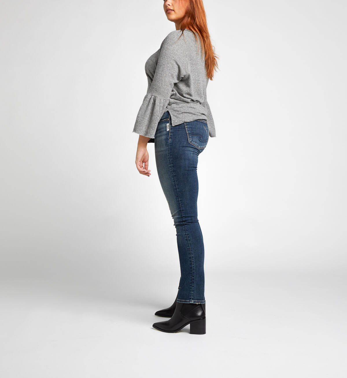 Avery Slim High Medium Wash, , hi-res image number 6