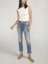 Beau High Rise Slim Leg Jeans image number 0