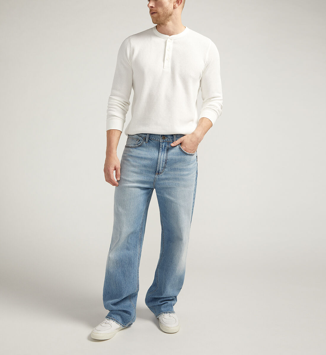 Straight leg jeans for big sales guys