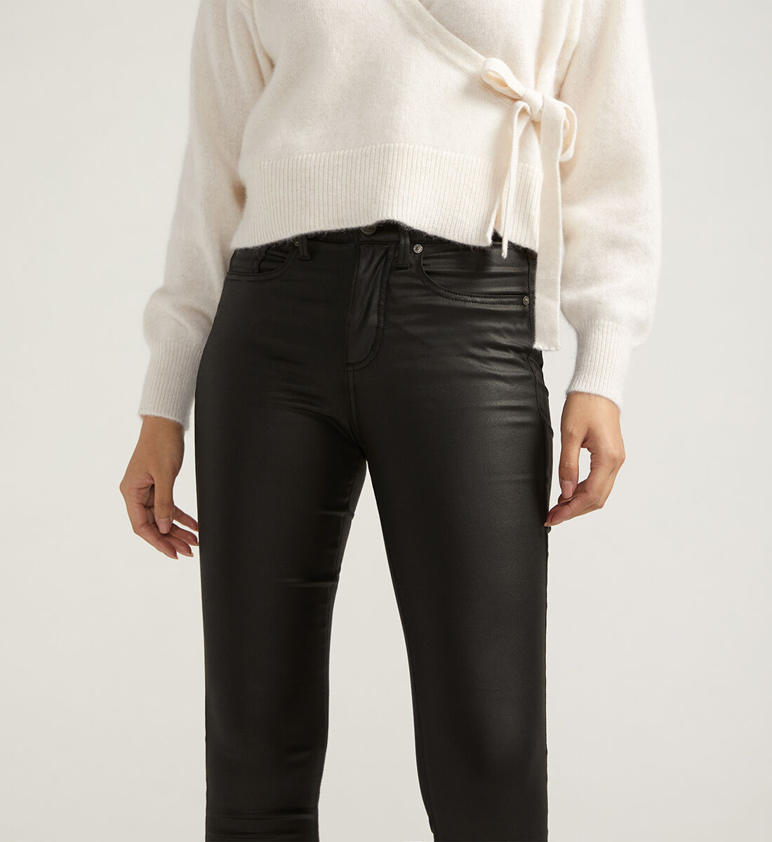 Buy Isbister High Rise Skinny Leg Coated Jeans for CAD 114.00 Silver Jeans CA New