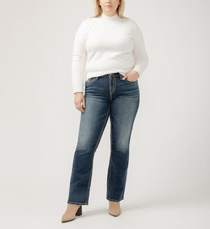 Suki Mid Rise Bootcut Jeans Plus Size