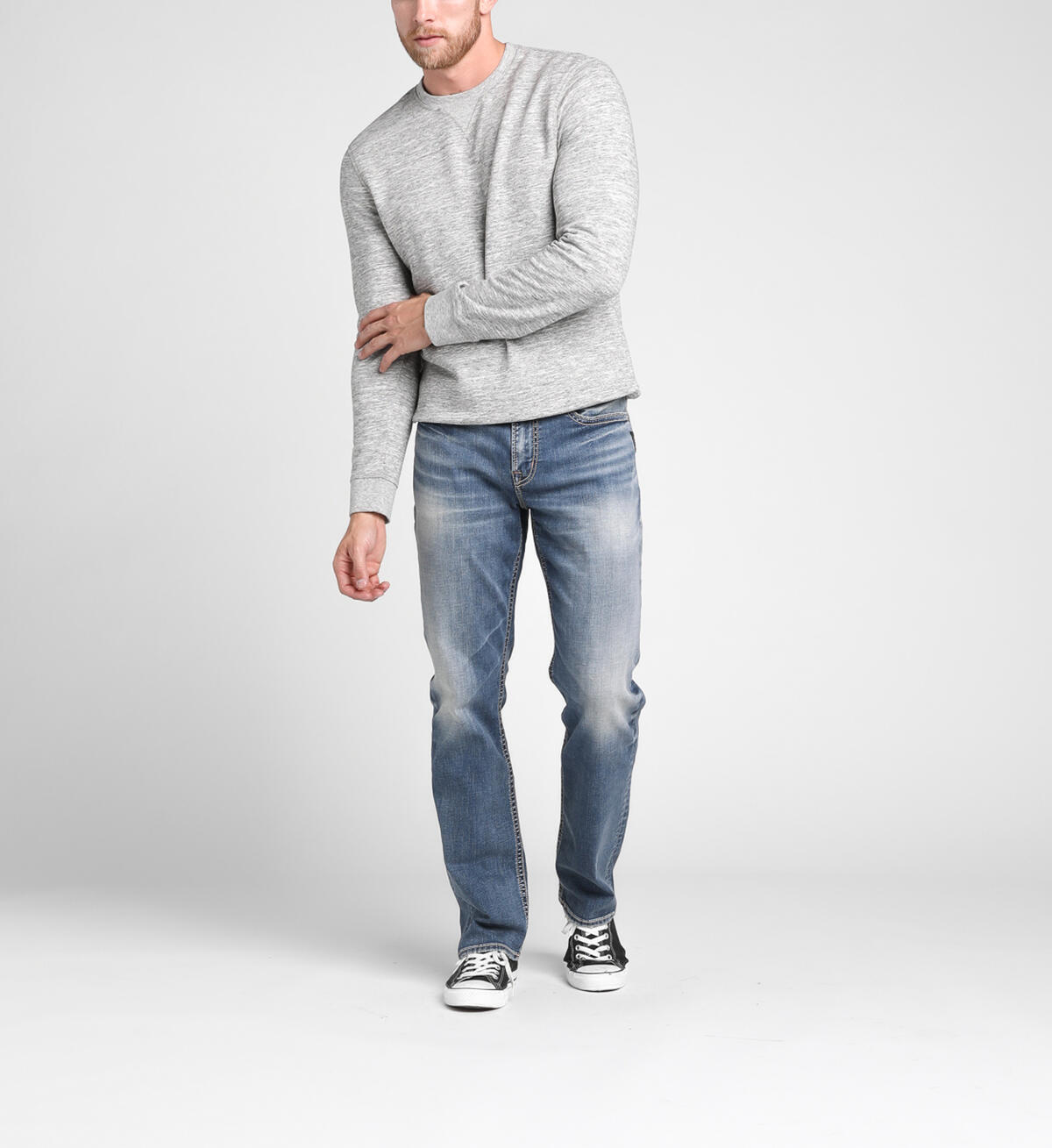 Grayson Easy Fit Straight Leg Jeans Final Sale, , hi-res image number 0