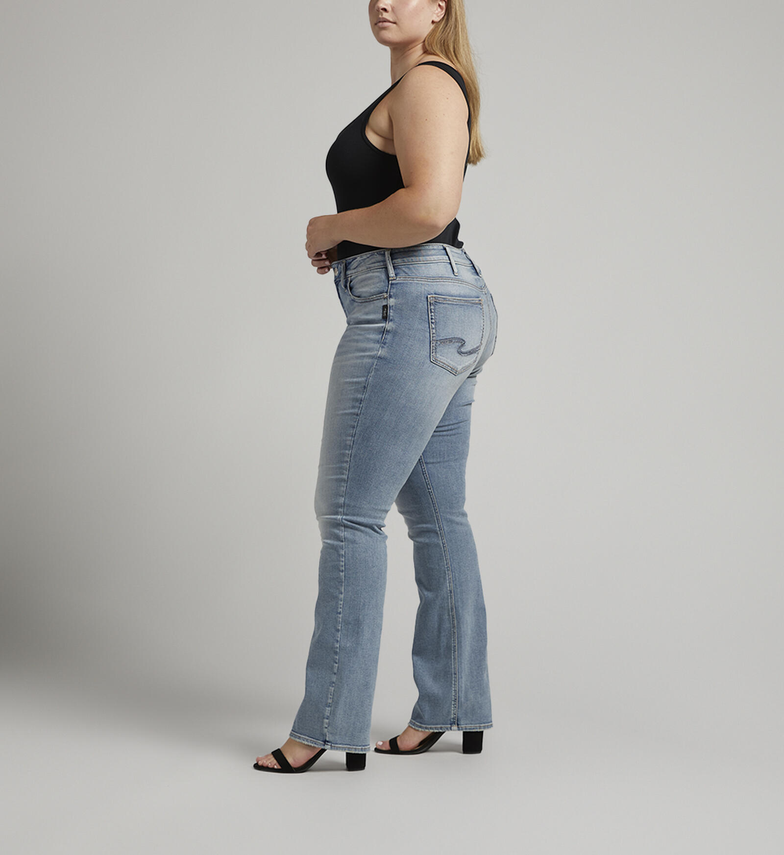 Buy Suki Mid Rise Slim Bootcut Jeans Plus Size for CAD 70.00