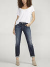 Boyfriend Mid Rise Slim Leg Jeans image number 0
