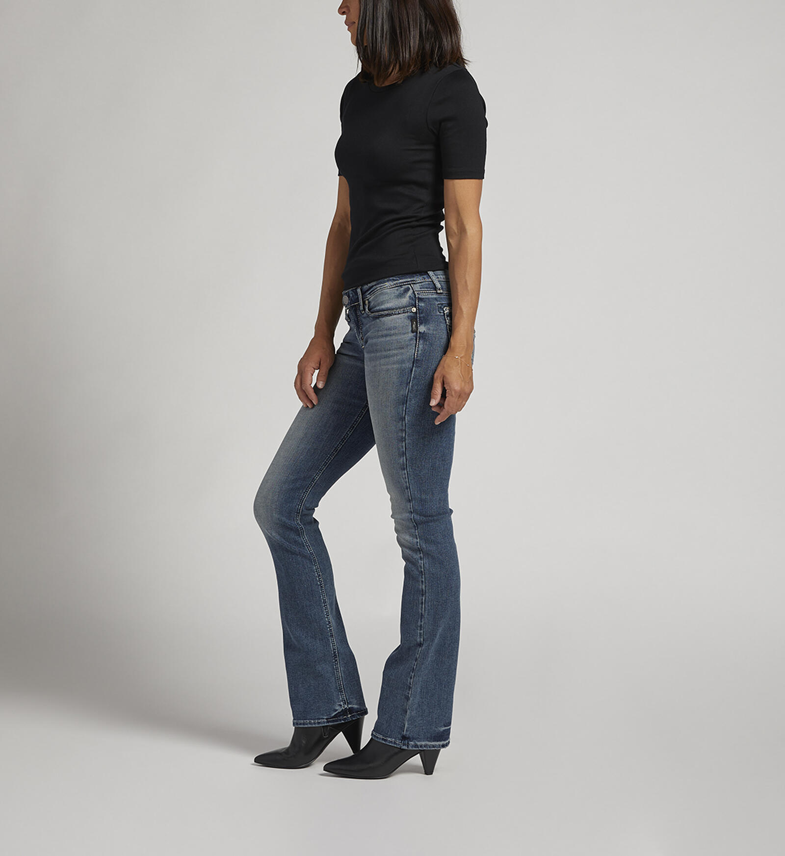 Buy Elyse Mid Rise Slim Bootcut Jeans for CAD 114.00