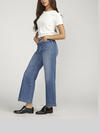Vintage Patch Pocket Wide Leg High Rise Jeans image number 2