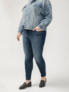 Elyse Mid Rise Skinny Leg Jeans Plus Size image number 2