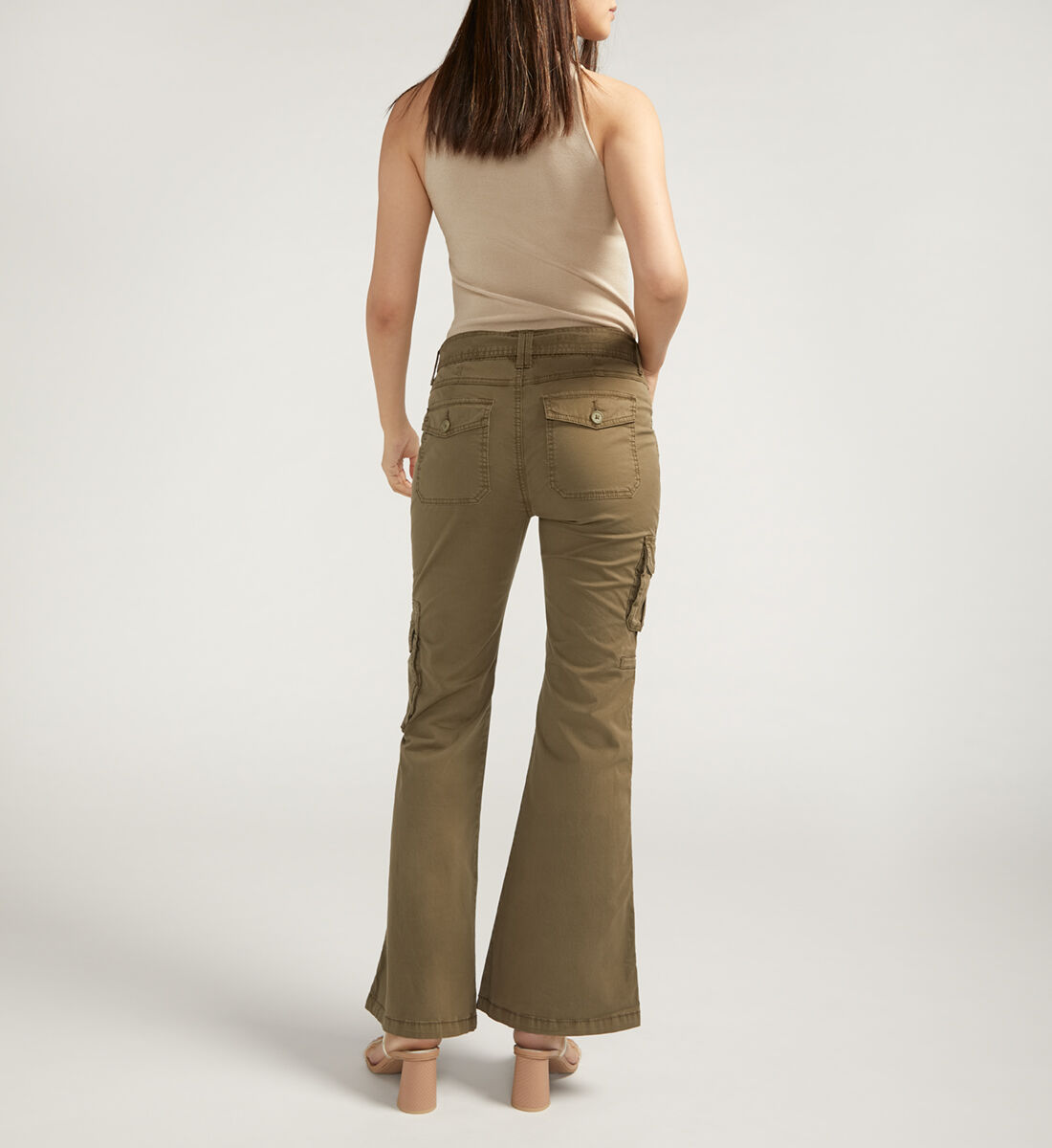 Flared cargo pants online