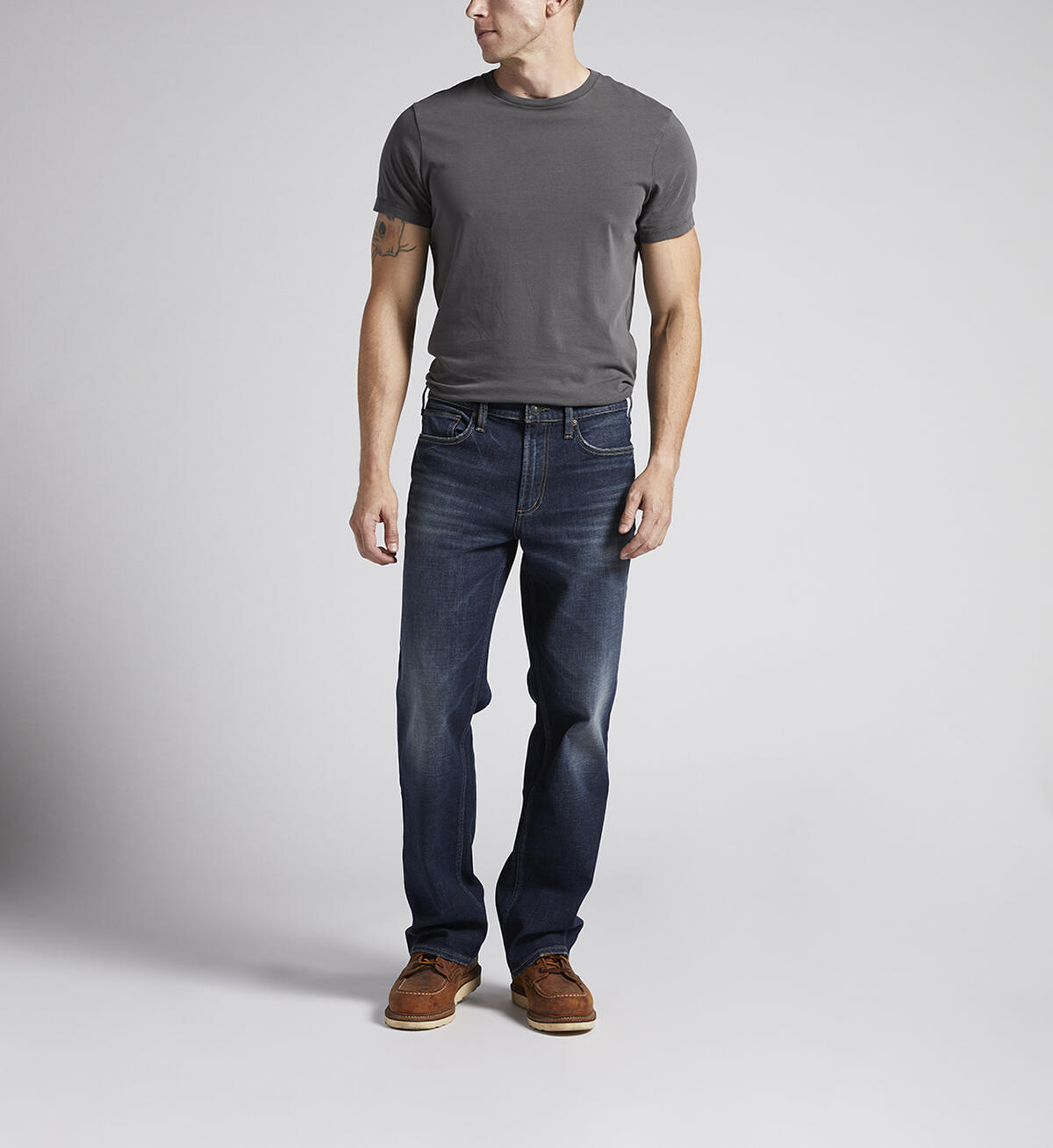 Craig Classic Fit Bootcut Jeans, Indigo, hi-res image number 0