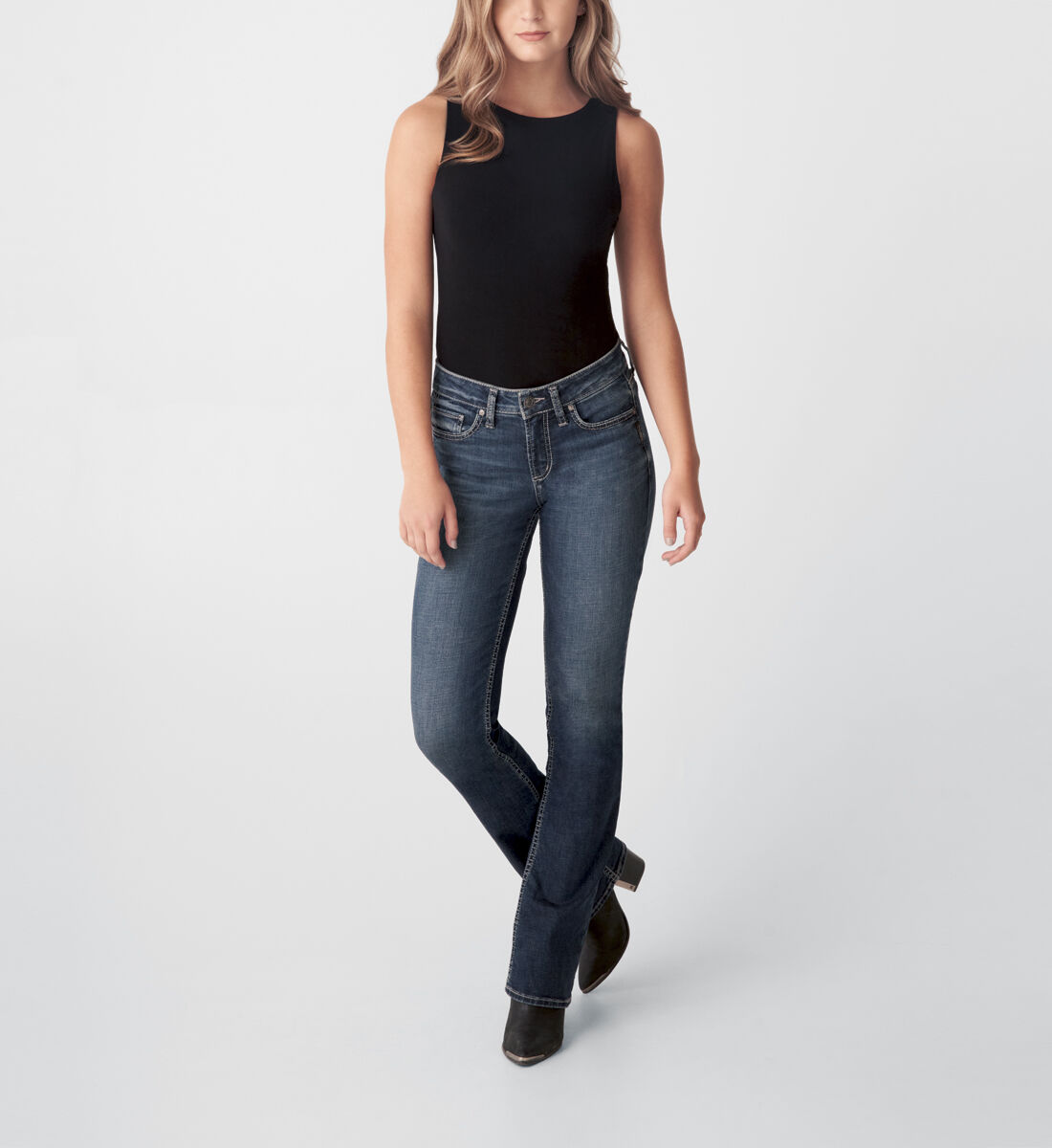Ladies slim bootcut jeans outlet