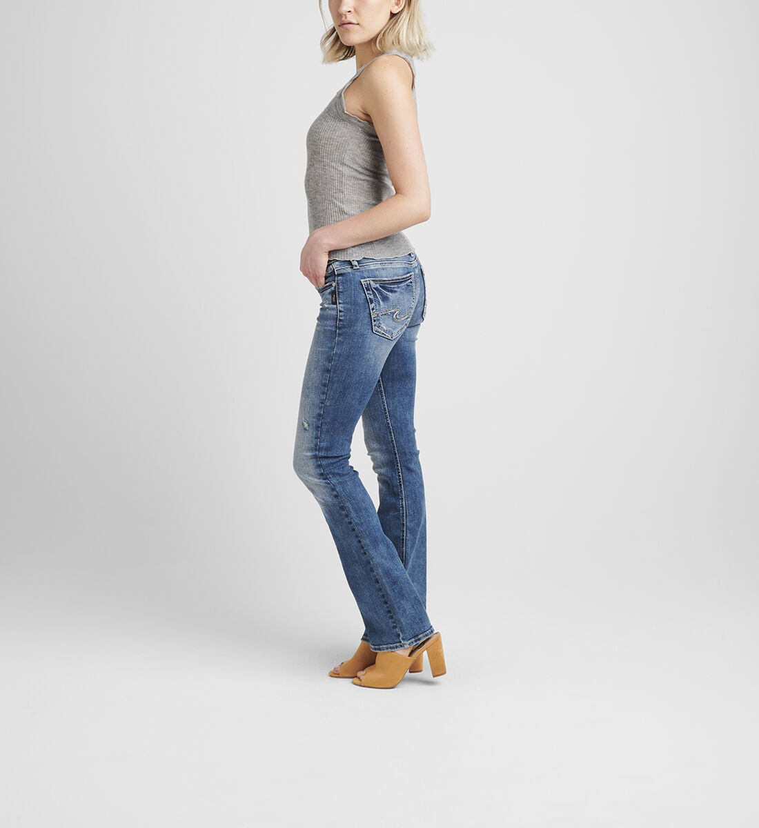 Tuesday low rise hot sale slim bootcut jeans