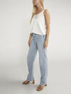 Highly Desirable High Rise Straight Leg Jeans image number 2