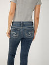 Elyse Mid Rise Straight Leg Jeans image number 4