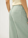 Wide Leg Drawstring Beach Jeans image number 3