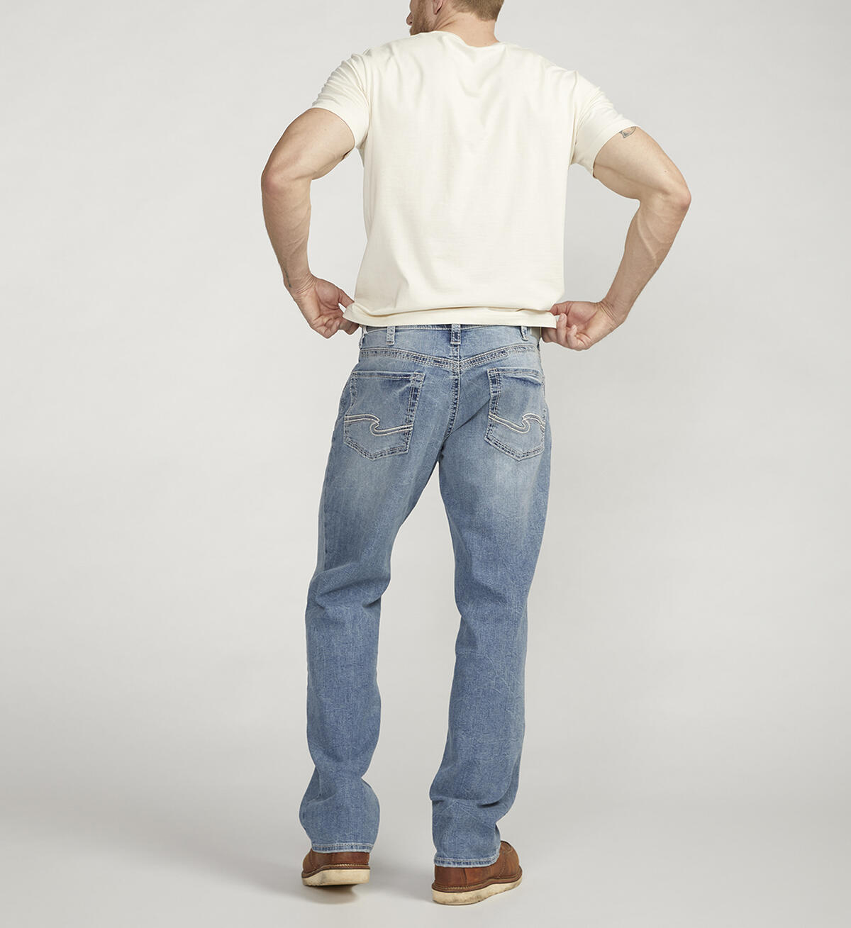 Gordie Relaxed Fit Straight Leg Jeans, , hi-res image number 1