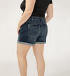 Boyfriend Mid Rise Luxe Stretch Shorts Plus Size, , hi-res image number 4