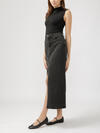 Front-Slit Maxi Jean Skirt image number 2