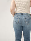 Elyse Mid Rise Slim Bootcut Jeans Plus Size image number 3