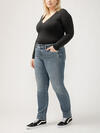 Suki Mid Rise Straight Leg Luxe Stretch Jeans Plus Size image number 2
