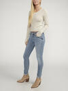 Girlfriend Mid Rise Slim Leg Jeans image number 2